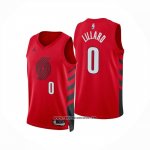 Camiseta Portland Trail Blazers Damian Lillard NO 0 Statement 2025-26 Rojo
