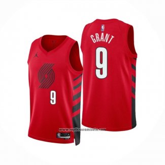 Camiseta Portland Trail Blazers Jerami Grant #9 Statement 2022-23 Rojo