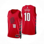 Camiseta Portland Trail Blazers Nassir Little #10 Statement 2022-23 Rojo