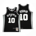 Camiseta San Antonio Spurs Dennis Rodman #10 Mitchell & Ness 1993-94 Negro