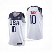 Camiseta USA Jayson Tatum 2019 FIBA Basketball World Cup Blanco