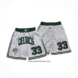 Pantalone Boston Celtics Mitchell & Ness 1985-86 Blanco