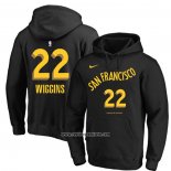 Sudaderas con Capucha Golden State Warriors Andrew Wiggins Ciudad 2023-24 Negro