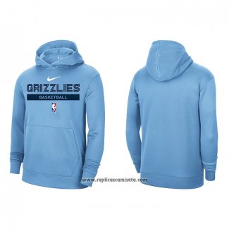 Sudaderas con Capucha Memphis Grizzlies Practice Performance 2022-23 Azul