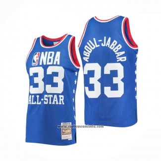 Camiseta All Star 1985 Kareem Abdul-Jabbar #33 Azul