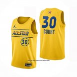 Camiseta All Star 2021 Golden State Warriors Stephen Curry #30 Oro