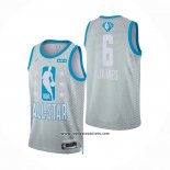 Camiseta All Star 2022 Los Angeles Lakers LeBron James #6 Gris