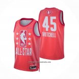 Camiseta All Star 2022 Utah Jazz Donovan Mitchell #45 Granate