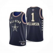 Camiseta All Star 2024 New Orleans Pelicans Zion Williamson #1 Azul
