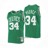 Camiseta Boston Celtics Paul Pierce #34 Hardwood Classics Throwback Verde