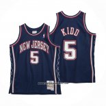 Camiseta Brooklyn Nets Jason Kidd #5 Retro Azul