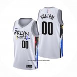 Camiseta Brooklyn Nets Personalizada Ciudad 2022-23 Blanco
