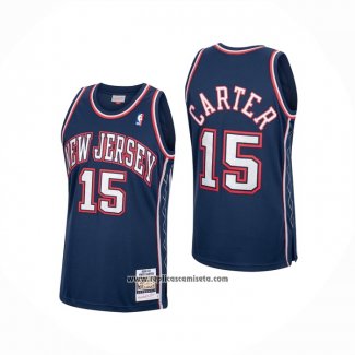 Camiseta Brooklyn Nets Vince Carter #15 Retro Azul