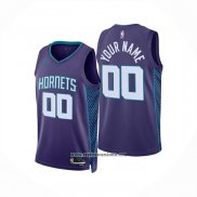 Camiseta Charlotte Hornets Personalizada Statement 2024-25 Violeta