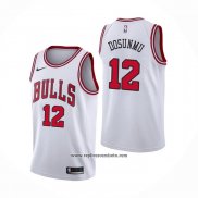 Camiseta Chicago Bulls Ayo Dosunmu #12 Association 2021 Blanco