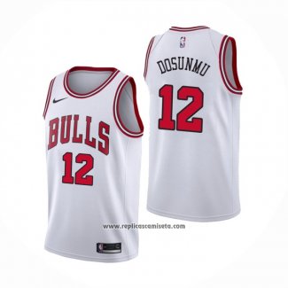 Camiseta Chicago Bulls Ayo Dosunmu #12 Association 2021 Blanco