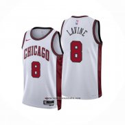 Camiseta Chicago Bulls Zach Lavine #8 Ciudad 2022-23 Blanco
