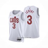 Camiseta Cleveland Cavaliers Caris Levert #3 Association 2022-23 Blanco