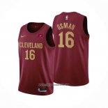 Camiseta Cleveland Cavaliers Cedi Osman #16 Icon 2022-23 Rojo