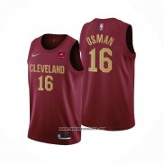 Camiseta Cleveland Cavaliers Cedi Osman #16 Icon 2022-23 Rojo