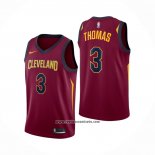 Camiseta Cleveland Cavaliers Isaiah Thomas #3 Icon Rojo