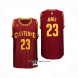 Camiseta Cleveland Cavaliers LeBron James #23 Retro Rojo