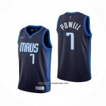 Camiseta Dallas Mavericks Dwight Powell #7 Earned 2020-21 Azul