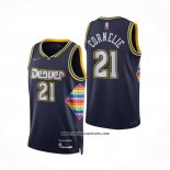 Camiseta Denver Nuggets Petr Cornelie #21 Ciudad 2021-22 Azul