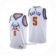 Camiseta Denver Nuggets Will Barton #5 Earned 2020-21 Blanco