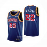 Camiseta Golden State Warriors Andrew Wiggins #22 75th Anniversary Azul