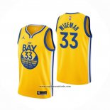 Camiseta Golden State Warriors James Wiseman #33 Statement 2020 Amarillo