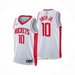 Camiseta Houston Rockets Jabari Smith Jr NO 10 Association 2024-25 Blanco