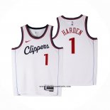 Camiseta Los Angeles Clippers James Harden #1 Association 2024-25 Blanco