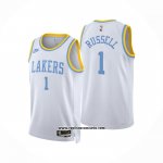 Camiseta Los Angeles Lakers D'Angelo Russell #1 Classic 2022-23 Blanco