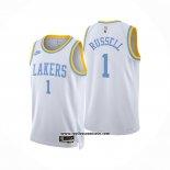 Camiseta Los Angeles Lakers D'Angelo Russell #1 Classic 2022-23 Blanco