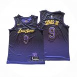 Camiseta Los Angeles Lakers James JR. #9 Ciudad 2024-25 Violeta