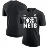 Camiseta Manga Corta Brooklyn Nets Negro1