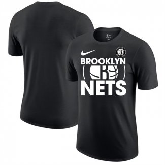 Camiseta Manga Corta Brooklyn Nets Negro1