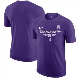Camiseta Manga Corta Sacramento Kings Violeta