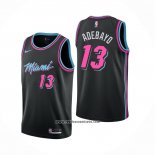 Camiseta Miami Heat Bam Adebayo #13 Ciudad 2018-19 Negro