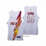 Camiseta Miami Heat Tyler Herro #14 Fashion Royalty Blanco