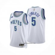 Camiseta Minnesota Timberwolves Anthony Edwards #5 Classic 2023-24 Blanco