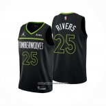 Camiseta Minnesota Timberwolves Austin Rivers #25 Statement 2022-23 Negro