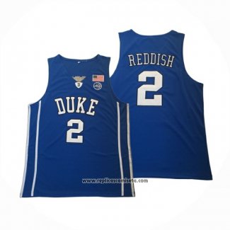 Camiseta NCAA Duke Blue Devils Cam Reddish Azul