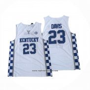 Camiseta NCAA Kentucky Wildcat Anthony Davis 2025 Blanco