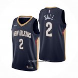 Camiseta New Orleans Pelicans Lonzo Ball #2 Icon 2020-21 Azul