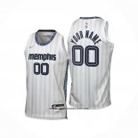 Camiseta Nino Memphis Grizzlies Personalizada Ciudad 2025-26 Blanco