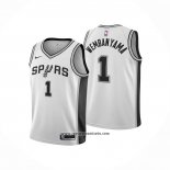 Camiseta Nino San Antonio Spurs Victor Wembanyama #1 Association 2022-23 Blanco