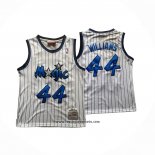 Camiseta Orlando Magic Brandon Williams NO 44 Mitchell & Ness 2009-10 Blanco