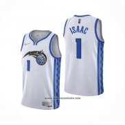 Camiseta Orlando Magic Jonathan Isaac #1 Earned 2020-21 Blanco